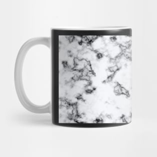 White clouds marble Mug